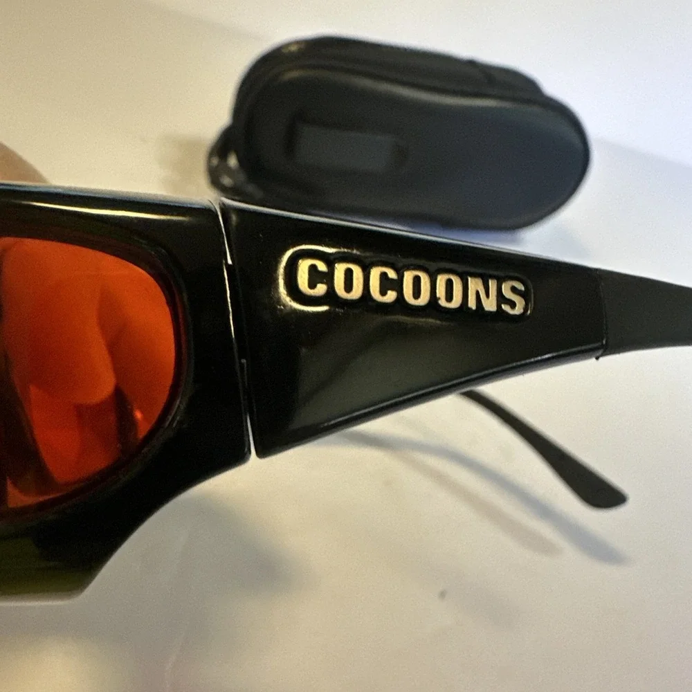 Sun Glasses Black Cocoons polarized  Flex2Fit  Amber Lenses Sunglasses